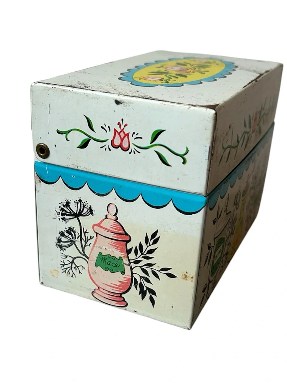 Vintage 1970’s Retro Recipe Box
